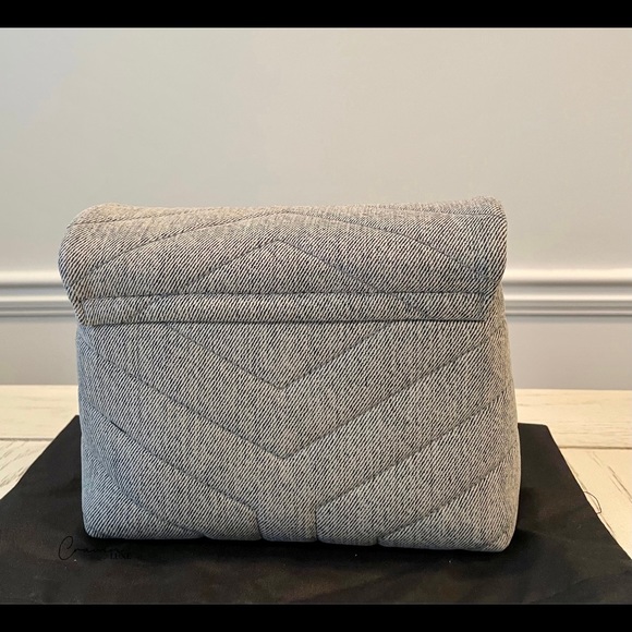 ❌❌SOLD❌❌ New Saint Laurent Denim Toy LouLou - Picture 5 of 11